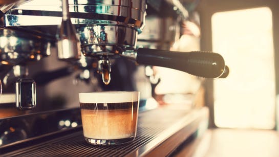 Cappuccino im Glas Cappuccino