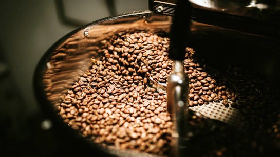 Trommelröstung von Kaffee Trommlröstung Kaffee