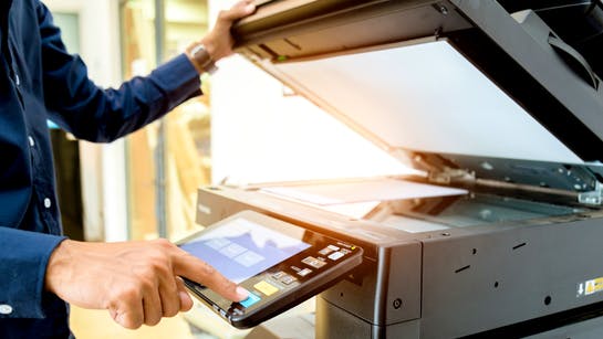 Nutzung eines Digitalkopierers Digitalkopierer