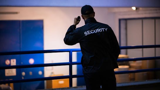 Security auf Firmengelände